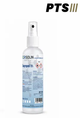 Produktbild von Isopropanol 70% 50ml sehr ergiebig IPA Entfetter Reiniger in Sprühflasche