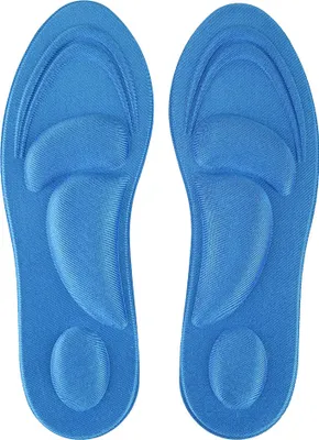 Produktbild von Orthotische Einlegesohlen flache Füße Bogenstütze Memory Foam Insistschuhpolster hellblau für Frauen