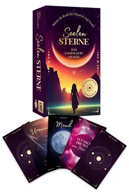 Obrázok produktu pre Astro-Kartenset: Seelensterne - Das Astrologie-Orakel