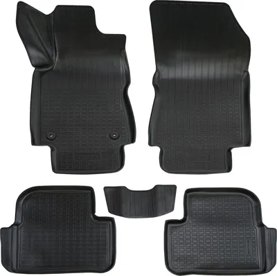 Produktbild von Norm Liners | 3D Gummimatten Auto Matten Fussmatten Kompatibel mit Citroen C3 2017-2023 4tlg, Individuelle Passform mit Hohem Rand cca 4-5cm, Allwetter,
