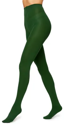 Produktbild von Antie Damen Mikrofaser Strumpfhose AN-124 100 DEN (Dunkelgrün, M) .