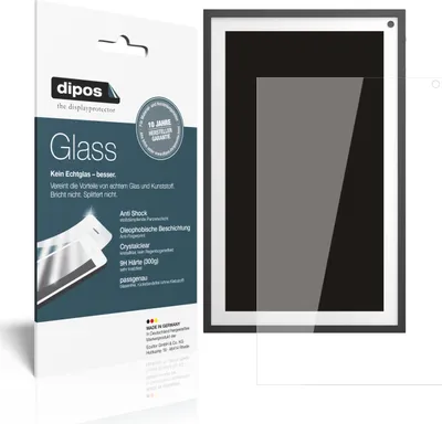 Produktbild von 2x Schutzfolie für Amazon Echo Show 15 (2021) - Anti-Shock 9H Folie dipos Glass Kunststoffglas