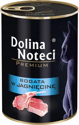 Immagine prodotto di Dolina Noteci Premium Cat Ricco di agnello in scatola 400g