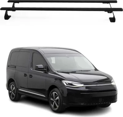Produktbild von Dachträger Grundtäger für VW T7 Multivan 2021-2025 75kg Stahl Schwarz 2 tlg