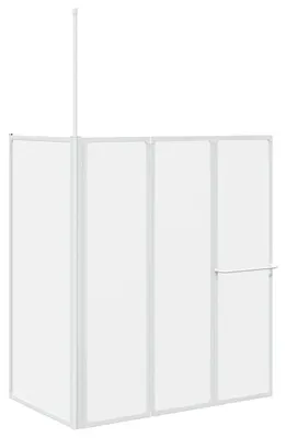 Immagine prodotto di vidaXL Schermo doccia a L 70x120x137 cm pieghevole in 4 parti