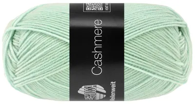 Produktbild von Lana Grossa MEILENWEIT 50 g CASHMERE weiche 4-fach Sockenwolle mit Kaschmir-Anteil 210 m Farbe 078 - Minttürkis
