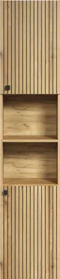 Produktbild von trendteam Bad Hochschrank Pure Bliss Evoke Eiche Melamin B/H/T ca. 40/186/31 cm