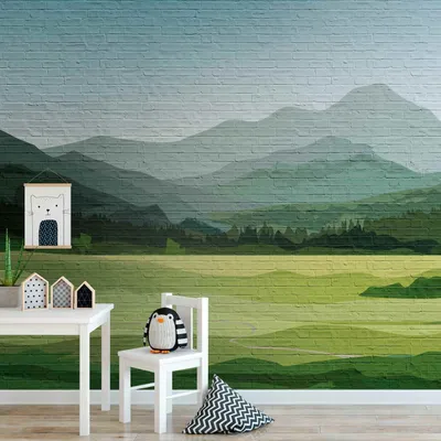 Obrázok produktu pre A.S. Creation Livingwalls Tapety na stenu 382981 Jedna rolka Jeden motív 3,71 x 2,80 m Hory Zelená