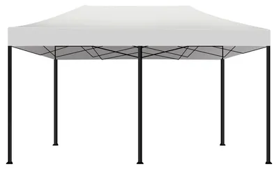 Image de Tente de jardin Kebon/chapiteau pliant imperméable 3X6 Mt de belvédère pour les foires et les marchés blancs