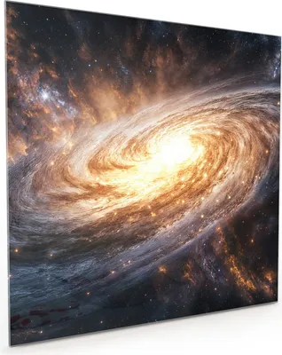 Produktbild von Küchenrückwand Spritzschutz Glas mit Motiv Galaxie Nachthimmel 40 x 40 cm