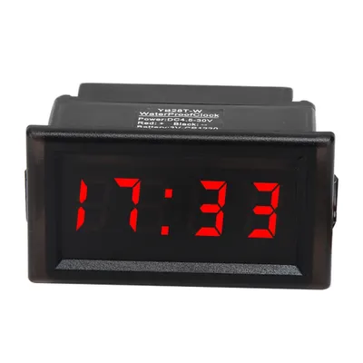 Image de Horloge, Horloge électronique, Horloge numérique à LED, Horloge électronique étanche, Horloge numérique de voiture