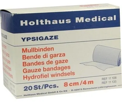 Productafbeelding van Holthaus Medical hechtende verbandgaas, 8 cm lang, 20 stuks