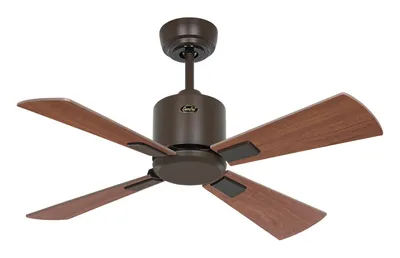Zdjęcie produktu dla Energooszczędny wentylator sufitowy z pilotem Eco Neo III WiFi 92 cm brązowe łopatki orzech / drewno wiśniowe