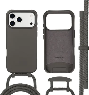 Produktbild von imoshion Color Backcover mit abnehmbarem Handykette und MagSafe iPhone 17 Pro Max - Black Coffee