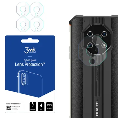 Produktbild von 3mk Hybridglas Lens Protection für Oukitel WP13 Kamera Objektiv Kameralinse 0,16mm 6H (4 Stück)