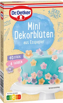 Zdjęcie produktu dla Oetker mini kwiaty dekoracyjne 40 sztuk