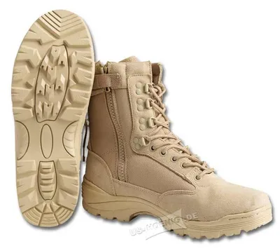 Produktbild von Einsatzstiefel Tactical mit Reißverschluß beige 8 (41)