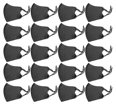 Imagen del producto de 20 mascarillas antipolvo, ligeras, ajustables, transpirables, lavables y reutilizables, para hombres y mujeres, ideales para actividades deportivas al aire libre, color