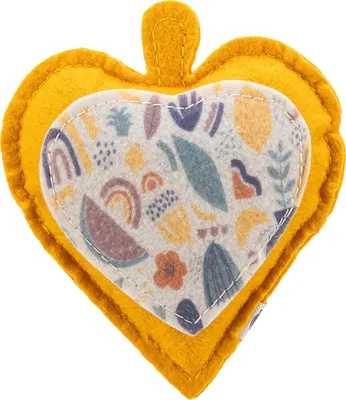 Produktbild von TRIXIE Herz, Filz / Stoff, Baldrian, 11 cm