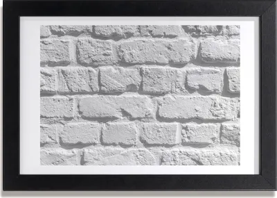 Produktbild von Bild 30x20 MDF-Rahmen, Wandkunst Ziegelwand