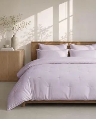 Produktbild von Waschbare Bettdecke HOOMstyle mit Kissenbezug - 200x220cm - Orchidee Lila