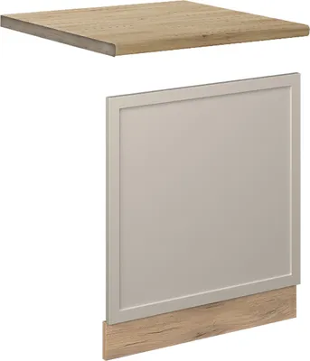Produktbild von Frontblende Vicco Fame-Line GrauBeige 60 cm , AP Eiche, Model 50415