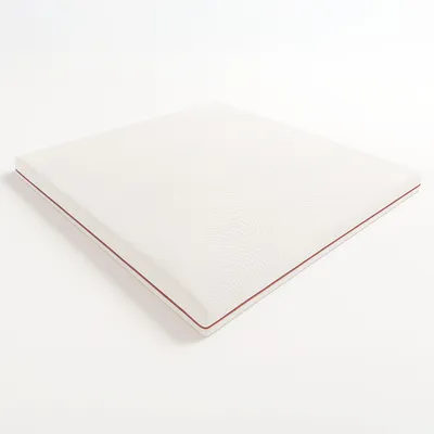 Produktbild von The White Stone Matratzentopper 180x200 aus Memory Schaum mit 9 Zonen | Höhe 5 cm | Pure Stoff Hypoallergen und Abnehmbar | Matratzenauflage Hergestellt in Italien