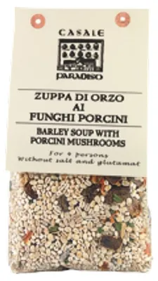Produktbild von Gerstesuppe mit Steinpilzen 300 gr. - Casale Paradiso