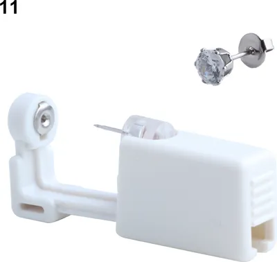 Produktbild von 1 Set Ohrpiercing-Ohrstecker, Einweg-Piercing, tragbar, kein Schmerz, schnelles Piercing-Gerät für den Alltag-11