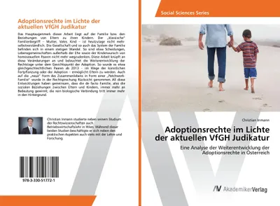 Produktbild von Adoptionsrechte im Lichte der aktuellen VfGH Judikatur