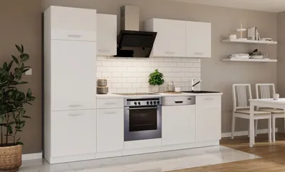 Produktbild von Küche Toni 270 cm Küchenzeile Küchenblock Singleküche Einbauküche
