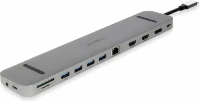 Produktbild von Plusonic USB-C Docking Adapter/Hub 9in1 with HDMI/DP/LAN/USB