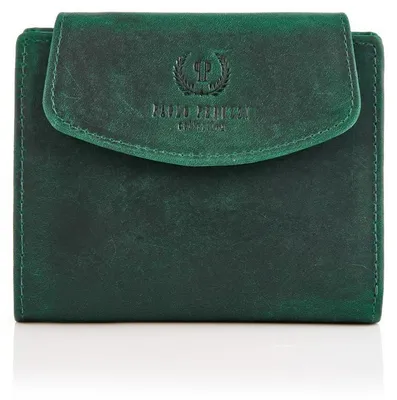Produktbild von Paolo Peruzzi Damen Echtleder Geldbörse Portemonnaie Portmonee Brieftasche RFID Türkis