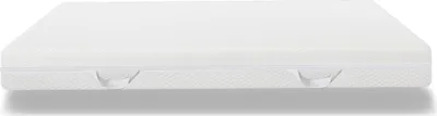 Obrázok produktu pre Matrac z studenej peny – komfortný matrac 160 × 200 cm – 7 zón, ergonomický, tvrdosť H2/H3 – výška 20 cm – priedušný, s úchytmi – odnímateľný a prateľný poťah – biela farba