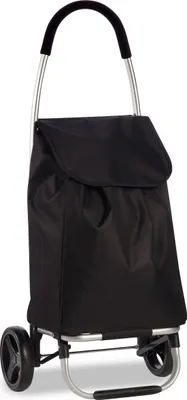 Produktbild von Southwest Bound Budget Einkaufstrolley Einkaufsroller Einkaufswagen, Farbe:Schwarz