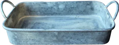 Produktbild von Zink Tablett mit Griffen