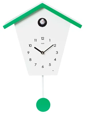 Produktbild von Cuco Clock Kuckucksuhr SCHWARZWALDHAUS 37,5× 23 × 11,4cm, mit Pendel Wanduhr moderne Kuckuckuhr Schwarzwalduhr