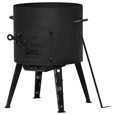 Produktbild von Ø49 Uchag 2mm stahl Utschak Utschag Campingofen Kessel Feuerstelle Feldküche Außenküche Eintopfofen Gulaschkanone