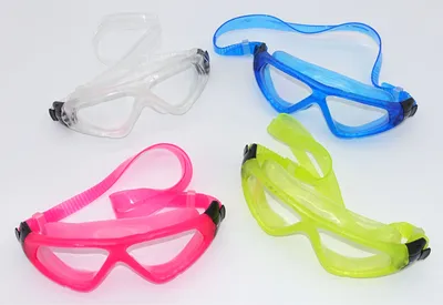 Produktbild von Aquatics Sonic - hochwertige Schwimmbrille für Kinder und Jugendliche, Silikondichtung, mehrfarbig sortiert
