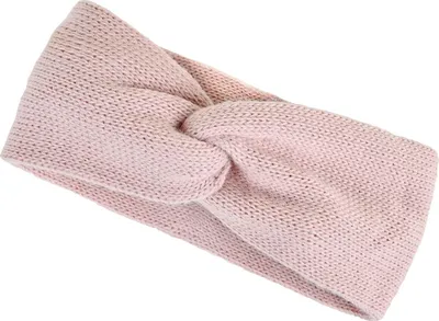 Produktbild von Damen Stirnband Strick Winter Knoten Ohrenschutz Knite Headband Neverless® rosa unisize