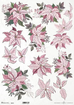 Image de ITD Papier de riz découpage papier de bricolage A3 étoile de Noël 0974L