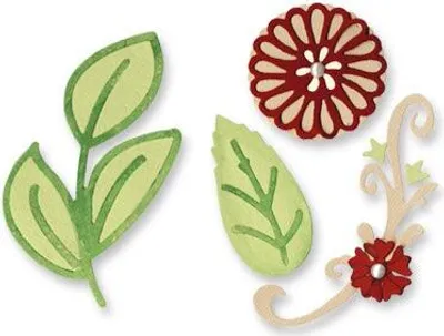 Produktbild von Sizzix Stanze Sizzlits 3 Die Floral Botanical