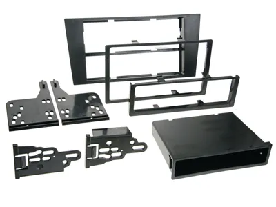 Zdjęcie produktu dla panel radia 2-DIN ze schowkiem Audi A4 (B5) 1999 - 2001 czarny
