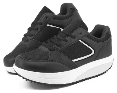Immagine prodotto di Elzusha - Sneakers da donna con plateau, 5 cm - Scarpe casual leggere e antiscivolo