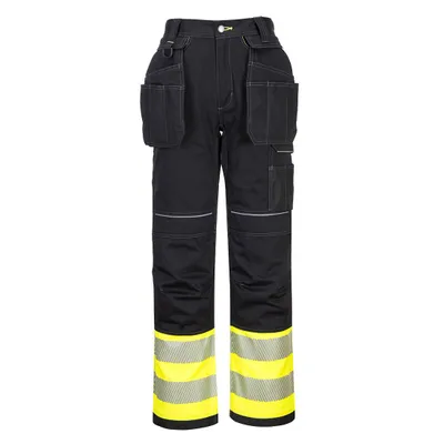 Immagine prodotto di Portwest PW307 PW3 Pantaloni con fondina ad alta visibilità classe 1 Giallo/Nero taglia 32