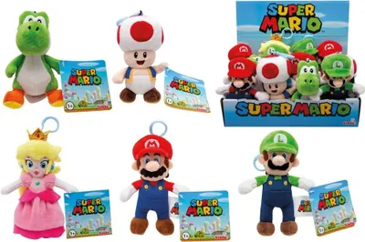 Produktbild von SIMBA Super Mario Plüsch-Schlüsselanhänger 0