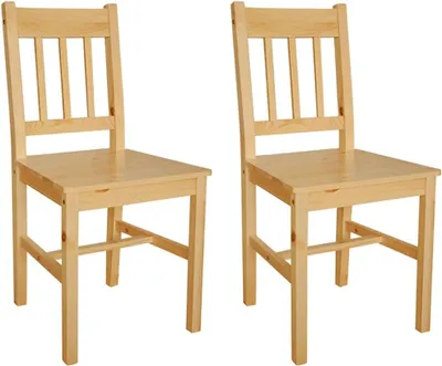 Produktbild von Esszimmerstühle aus Kiefernholz, 2er Set