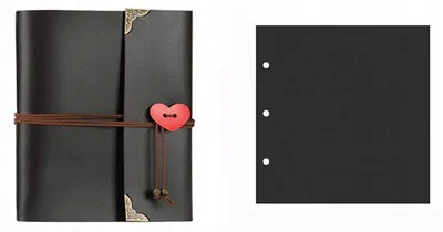 Produktbild von Retro Leder Scrapbook Album für Fotos zum Gestalten