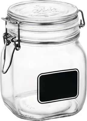 Produktbild von Bormioli Rocco Fido Ermetische Vase mit Tafel, Glas, Lt 1, small