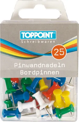 Produktbild von 100 (4x 25Stk) Pinwandnadeln Pinnwandnadeln